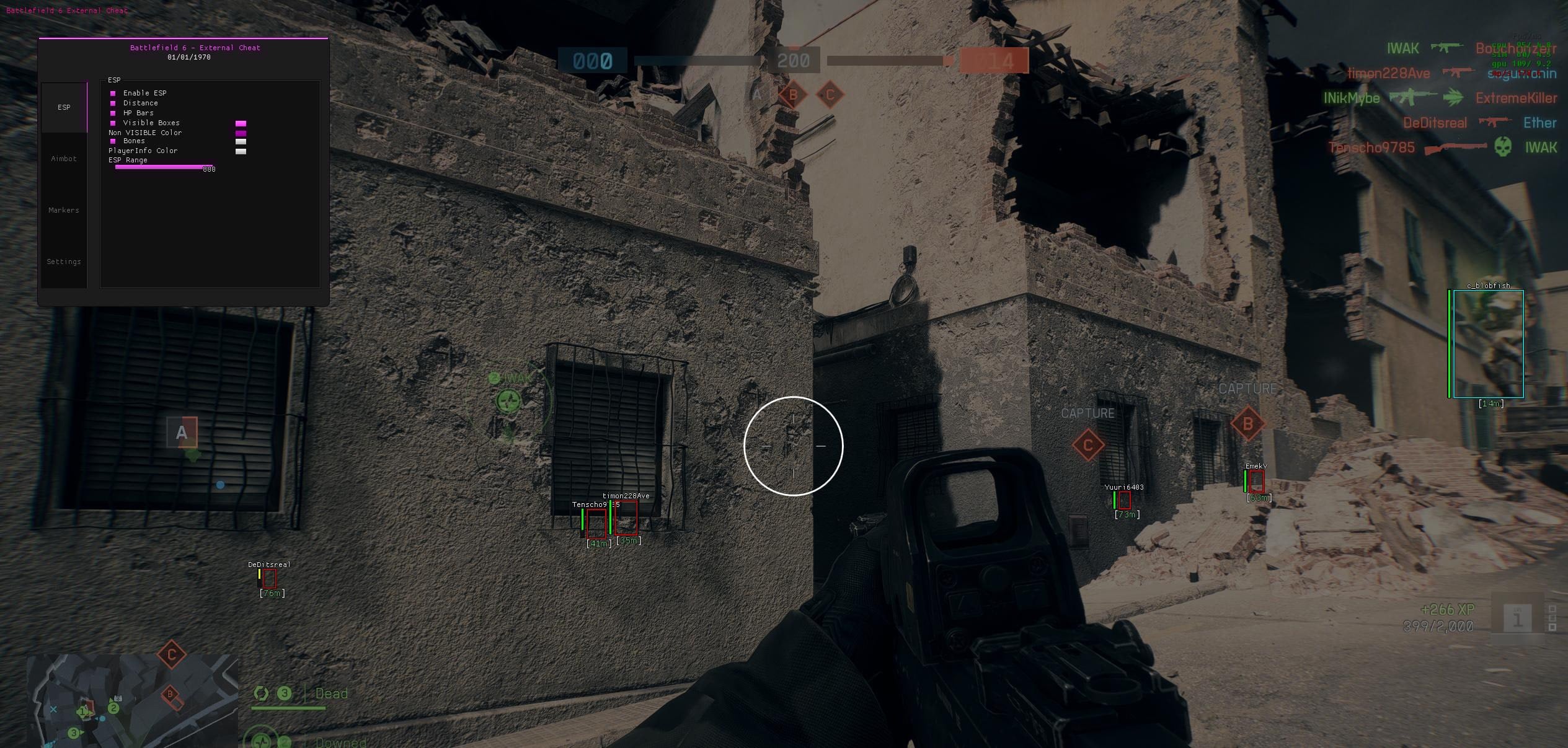 Battlefield 6 Undetected cheat and Mod menu